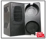 Workman Cb Radio Hump Mount With Speaker And Cup Holders. Fixed Price $38.00.