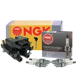 Ngk Dis Ignition Coil & 4 V-power Spark Plugs Kit Forester Impreza Outback. Fixed Price $129.95.