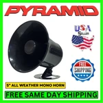 Pyramid All Weather 5" Pa Trumpet Horn Mono Extension Speaker Loud Siren System. Fixed Price $24.95.