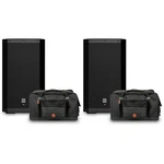 Electrovoice ZLX12P G2 Powered Speaker Pair With Road Runner Bags. Fixed Price $1299.99.