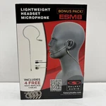 Galaxy Audio ESM8 Omni-directional Dual Ear Headset Microphone. Fixed Price $63.20.