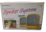 Optimus Speakers 40-1400 Mini, Sport Moisture Resistant, Vintage Yellow. Fixed Price $9.95.