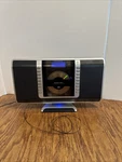 Sharper Image Bluenight Cd Digital Tuning Compact Disc Stereo System GM807. Fixed Price $74.95.