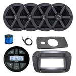 Infinity Radio, Adapter, Spa Bezel, Ant, 4X 6.5" 100W Black Speaker W/wire. Fixed Price $266.99.