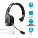 Trucker Wireless Mic Parrot Bluetooth Noise Cancelling Headset Earpiece Usa. Fixed Price $32.27.
