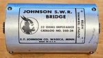 E.f. Johnson 250-24 Swr Bridge Vintage 52 Ohm Standing Wave Ratio Meter PL259(F). Fixed Price $44.95.