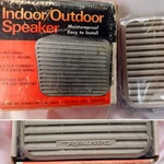 Vintage Realistic Indoor/outdoor Speaker 40-1227A Sealed See Pics Box Has Wear. Fixed Price $36.50.