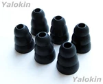 New 6 Large (l) Black Triple Flange Adapter Eartips For Audio-technica Earphones. Fixed Price $13.99.