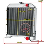 1347609C1 1A12192 Radiator For Case 1840 1845C Diesel Skid Steer Loader 252930A1. Fixed Price $239.00.