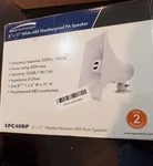Speco SPC-40RP 6.5" Weatherproof Pa Speaker 40W 8 Ohm White Open Box. Fixed Price $28.99.