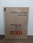 Akai Model SW-127 137 157 177 Speaker System Service Manual Parts List Original. Fixed Price $17.99.