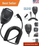 BF-S112 Two Way Radio Speaker With 3.5MM Jack Hands-free Communication. Fixed Price $14.39.