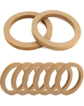 Qwork Wooden Speaker Spacer Rings, 8 Pcs 6.5" Car Mdf Ring, Pack. Fixed Price $19.19.
