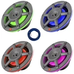 Bayboat: 4X JBLMARSPKSD62GAM 6.5" 300W Max 2-WAY Rgb Led Gray Speakers, Wire. Fixed Price $317.99.
