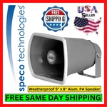 Speco Technologies SPC15R Weatherproof Pa Horn Speaker 5" X 8" 25W Outdoor Ohm. Fixed Price $49.95.