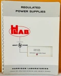 Hp Harrison Labs Model 6453A Power Supply Instruction & Operating Manual.. Fixed Price $39.99.