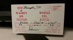 Amateur Ham Radio Qsl Postcard WA4MFS WN4VCI Dennis Joyce 1978 Memphis Tennessee. Fixed Price $9.72.