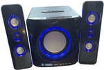 Ilive Bluetooth 2.1 Speaker System Subwoofer Led Lights Aux Tested. Fixed Price $29.99.