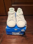 Adidas Stan Smith Women White Green Size 8.5 Brand New Box Is Damaged. Fixed Price $49.99.