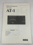 Korg AT-1 Auto Tuner Technical Service Manual Schematic Diagrams Parts List. Fixed Price $30.00.