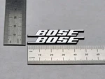 Bose Speaker Badge Logo Emblem Premium Silver Pair With Self Stick Adhesive. Fixed Price $11.95.
