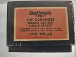 Variable Condenser Double Section Spaced 3.0-22.5 Mmf National Nos. Fixed Price $25.00.