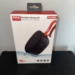 Pyle Portable Wireless Bt Streaming Mini Speaker- IPX7; Built-in Microphone. Fixed Price $23.00.
