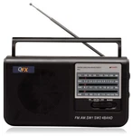 Qfx R-3 Retro Am/fm Radio,black. Fixed Price $27.99.