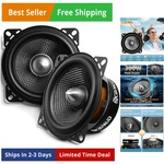 4 Inch Speakers 300W, Ohm Mid-bass Audio With Carbon Fiber Cone.... Fixed Price $85.27.