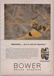 1955 Bowler Roller Bearings Vintage Aviation Ad Modern Jet Fighter Military. Fixed Price $12.00.