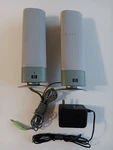 Hp 5187-8366 Hewlett Packard Rock 2.0 Powered Stereo Computer Speaker R/l Set. Fixed Price $14.00.