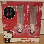 New Rare Vtg Hello Kitty Dancing Water Tower Speakers W/ Multicolor Led Lights. Fixed Price $150.00.