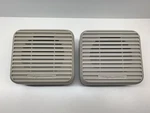 Set Of Realistic Indoor Outdoor Wall Mounted Speakers 40-1227A. Fixed Price $40.00.