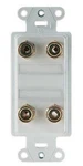 Legrand On-q F9005-WH Universal Dual Speaker Outlet Strap. Fixed Price $12.95.
