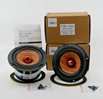 Wood Cone Full Range Speaker Driver Pair 4.5 Made In Japan Parc Audio. Fixed Price $310.00.