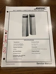 Bose 501 Direct Reflecting Speaker Service Manual *original*. Fixed Price $22.99.