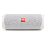 Jbl Flip 5 White Portable Bluetooth Speaker (open Box) No Mfr. Fixed Price $59.97.