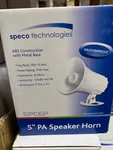 Speco SPC6P - 5" 8 Ohm Weatherproof Abs Pa Speaker Horn With Metal Base. Fixed Price $12.99.