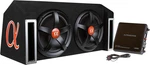 APP122 Complete 1500 Watts Dual 12" Subwoofers Car Bass Package With Amplifier. Fixed Price $319.99.
