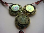 Lot 20 Rdi 32-OHM Small Audio Speakers, Part # 28A1050-32B0428 -- New And Unused. Fixed Price $40.00.