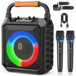 Jyx Bluetooth System Karaoke Speaker W/ Mics & Strap For Outdoor Travel/party. Fixed Price $59.99.