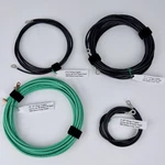 Mfj Deluxe Loop Tuner Wire Elements 4-BAND Set 10 15 17 40 Meters Copper. Fixed Price $55.00.