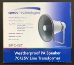 Speco Technologies SPC-15T Weatherproof Pa Horn Speaker 15W/30W Brand New In Box. Fixed Price $39.99.