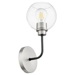 Clarion Light Wall MOUNT-12.75 Inches Tall And 6 Wide-black/satin. Fixed Price $85.00.