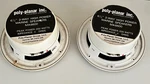 Poly-planar 6.5" Platinum Round Marine Speakers White #MA6600 Cracked Foams. Fixed Price $22.50.