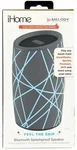 New Ihome IBT77 Splashproof Fabric Bluetooth Speaker Voice Controls Gray/blue. Fixed Price $33.20.