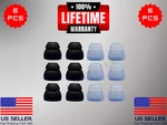 6 Silicone Med Double 2 Layer Tips Earbuds For Philips SHE3900 SHE3905 SHE4305. Fixed Price $6.49.