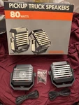 Vintage (1980 S) Unused Sparkomatic Watt Pickup Truck Speakers Set! SK415!. Fixed Price $100.00.