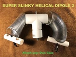 New! Super Slinky Helical Dipole 2 Antenna, Great For Field Day, Camping!. Fixed Price $46.99.