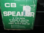 Vintage Ambel Cb Speaker 5.5 Inch 9650 Weatherproof 8 Ft Cord Orig Box Nos. Fixed Price $17.50.